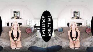 UP CLOSE VR - Tastefully-Tatted Cutie Emma Rosie Loves To Jump On This Hard Dong POV