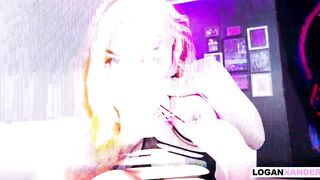 Busty Alt Baddie Cubbi Thompson Gets Beautiful Feet Worshipped and Pussy Fucked by Logan Xander