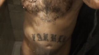 Watching Daddy take a shower