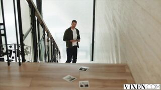 VIXEN Constricted And Tiny Model Demi Hawks Is Insatiable For Her Photographer Boyfriend's Giant Schlong