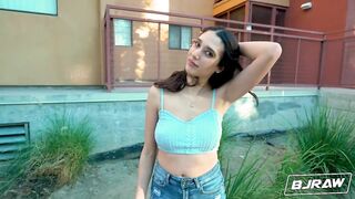 BJRAW Drenching Aria Slone in semen