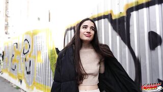 German Scout - Eye Rolling Orgasm for Skinny French Beauty Candie Luciani at Casting Bang