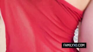 Sexually excited playgirl let her perv stepdad bang her pink pussy