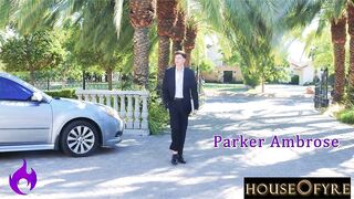 HOUSEOFYRE- Posh Brunette catches me spying and let's me fuck her constricted body