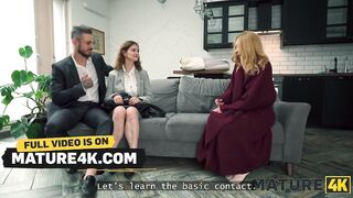 MATURE4K. Mature and young boobs at once... Their twats are so firm