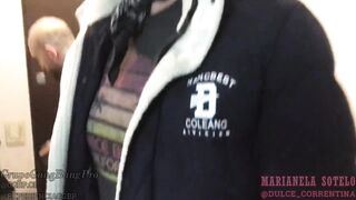 DULCE CORRENTINITA recibe de regalo de cumple las 4 velitas de GrupoGangBangPro, bukkake group-sex DP