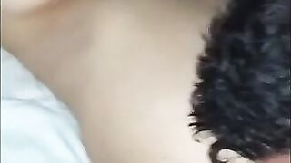 Married woman having sex without a jo-bag with two of her husband's friends.