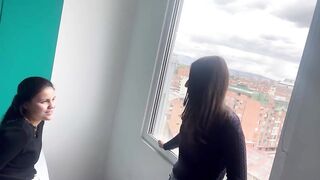 I've sex with my best friend's ex-wife, I make that lesbian doxy cum