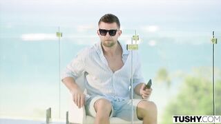 TUSHY Anal-Insane Yoga Instructor Sandra Lyd Sneaks Away With Married Dude For Secret Anal