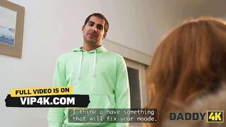 DADDY4K. My trainer had a New piece of equipment in his pants