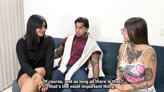 My girlfriend leaves and her roommate seduces me... We banged and no one found out