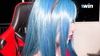 ROLEPLAY DRAGON BALL Z, BULMA SUCKS AND RIDES GOHAN'S BIG COCK WHEN THIS CHICK'S ALONE-KATTY BLAKE