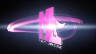 Nyllady Walking Barefoot on Th Grass in a Park