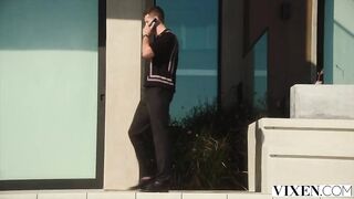 VIXEN Curvy Chick Rissa May Loves To Share Her Hubby's Weenie With Stunner Hazel Moore