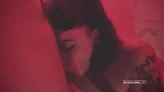 Candy Kush Distracted Her Husband and Dragged Me to the Baths During a Party for a Quick Fuck