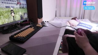 Stepsister Caught Me Jerking Off to 2B from Nier: Automata and I Inadvertently Creampied Her Constricted Vagina