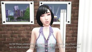 Girlfriend Asks Her Boyfriend To Fuck Her Ass - sims 4 - 3D Hentai
