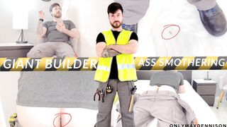 huge builder ass smothering