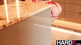 HARDX - Red Lingerie PAWG Chanel Camryn Takes Every Inch of Hardcore Anal
