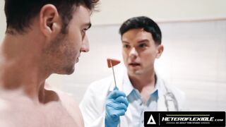 HETEROFLEXIBLE - Pervert Doctor Dakota Payne Tricks Naive Michael Boston's Anal Checkup - FULL SCENE