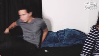 Bubble Ass Kyleii sucks, screws and gets her butt destroyed.