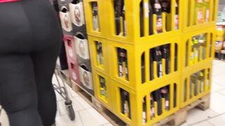 Bizarre Risky Handjob in Supermarket an Wiped Cum on Product:p!