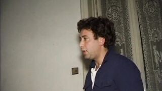 Unshaved couple fucking on the table