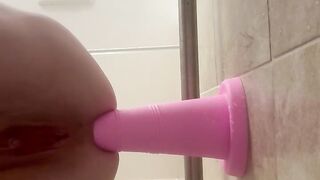 Big pink cone on the wall