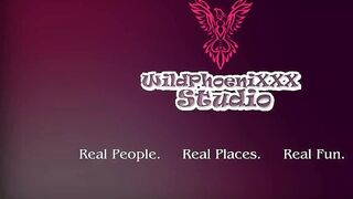 Petite Chick Kendra Lynn Stuffs Her Bushy Vagina with Glass Sex-toy on Daybed