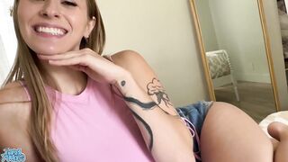 Busty Stepsis Lets Stepbro Fuck her Taut Vagina and Big Natural Melons - Angel Youngs -