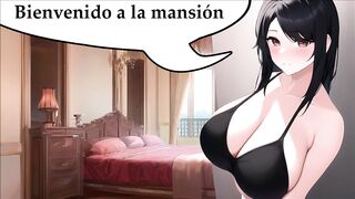 JOI futa, tu nueva ama tiene pene y quiere que se la chupes. En español.