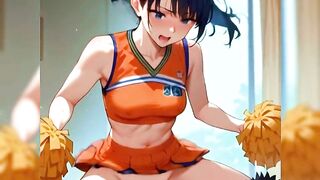 Charming cheerleader with small melons and a consummate body is screwed by her coach after a game