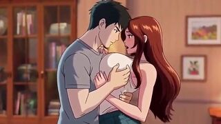 Stepbrother stepsister's obscene chat and entice for fucking