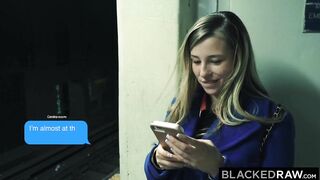 BLACKEDRAW Petite blond teen destroyed by the huge Penis