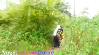 African woman is moaning while getting screwed in the nature, coz it feels so worthy