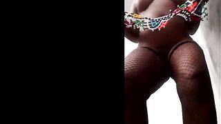 ElvieSlutty with African Beaded Skirt - Part 3