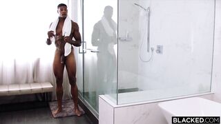 Blonde in Interracial Oral job sex and Positions