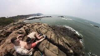 I met a local hotty on vacation and drilled her several times