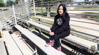 Yolanda Yamz Rome Major Curvy Brunette MILF Outdoor Forest Passion