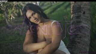 SANKTOR - BUSTY MILF TEASES & MASTURBATES OUTDOORS