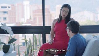 My girlfriend broke up with me 'coz I don't know how to have sex? My stepmom teaches me how to do it.