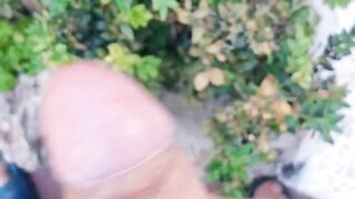 Paja en la calle