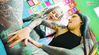 Punk and Hippie Babe Love Getting Anal Drilled and Facial Cumshots