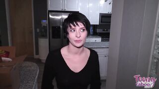 Neighbors Step-daughter Kitty Takes a Load