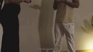 Thick ass MILF screws her employee cuz she's upset with her husband.