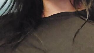 Flashing my bazookas in the public elevator