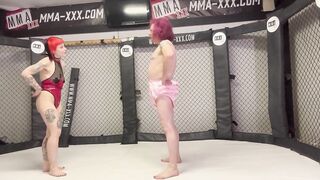 Pvc Stepmommy Torments Sissy in Mma Cage - Thigh Control & Humiliation