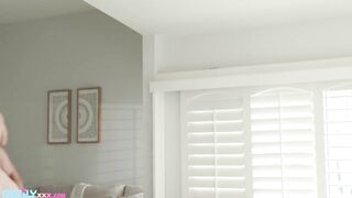 FAMILYXXX - Big Titty Stepsis is Catching Feelings Since Bro Came Back From College