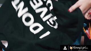 MOMMYS GAL - MILF Teachers Ashley Lane, Katie Kush, & Katrina Colt Enjoy Confiscated Thong-Ons