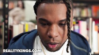 REALITY KINGS - Lucy Lotus’s Wet Booty Distracts Kaby From Studying Leading To Steamy Library Sex